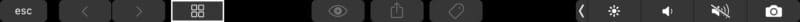 Touch bar voiceover options 800x22 1 Touch bar voiceover options on Mac