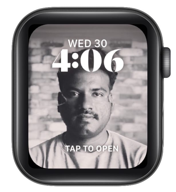 3D effect with Portraits watch face in watchOS 8