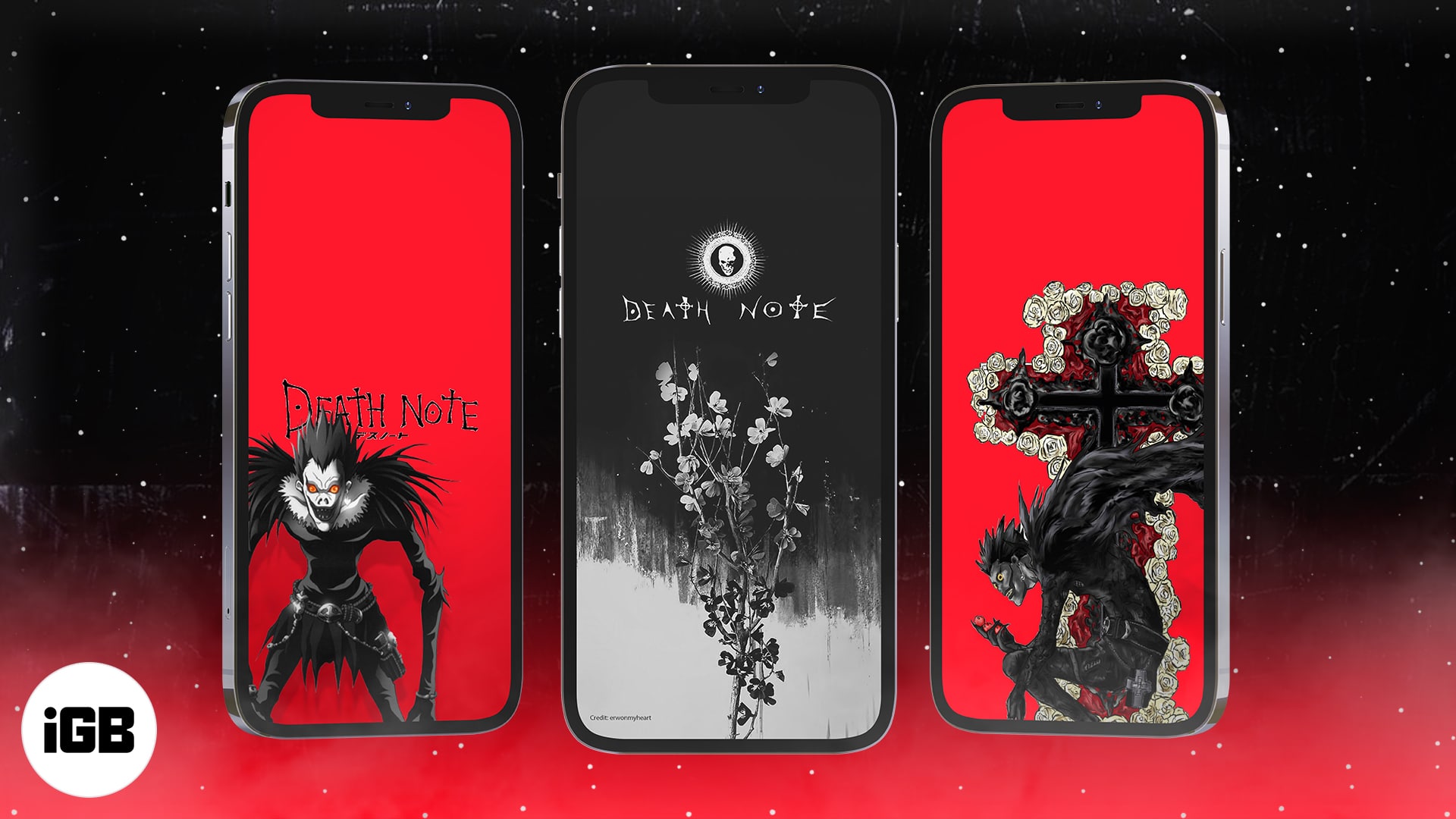 Death Note L Black Art Wallpapers - Dark Anime Wallpapers iPhone