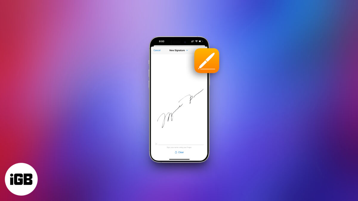 How to sign a document on iphone