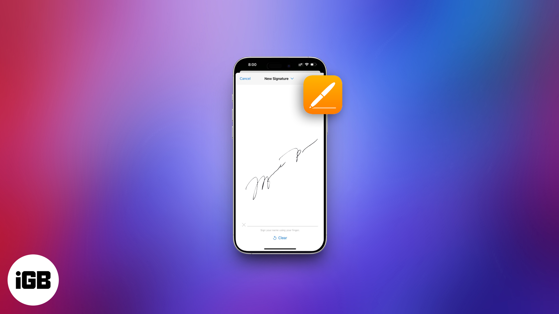 How to sign a document on iphone