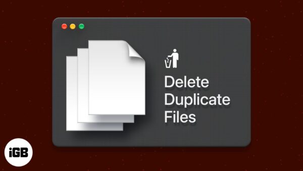 Find and delete duplicate files on mac