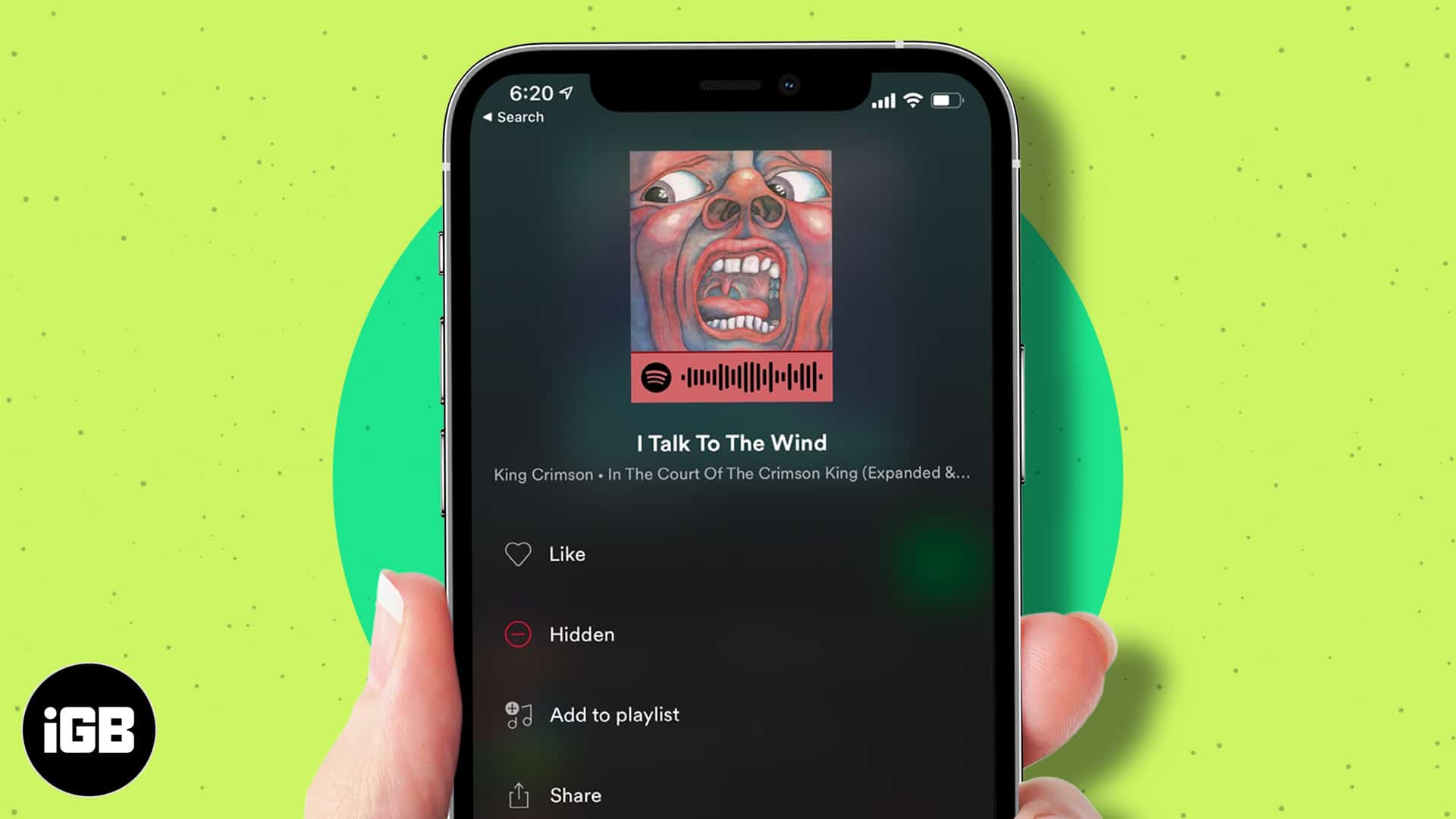 How to hide and unhide songs in Spotify