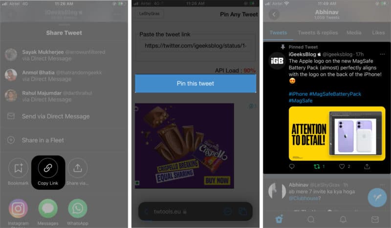 How to pin or unpin a tweet on Twitter from iPhone and iPad - 55