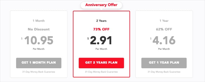 PureVPN subscription plans