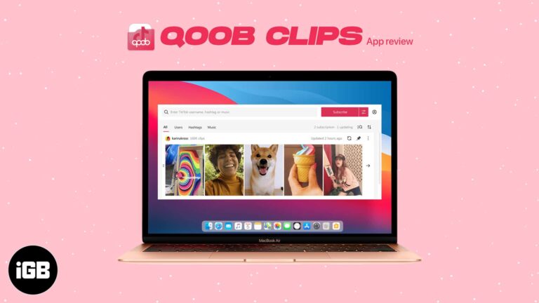 Qoob Clips for Mac review: Download TikTok videos or accounts