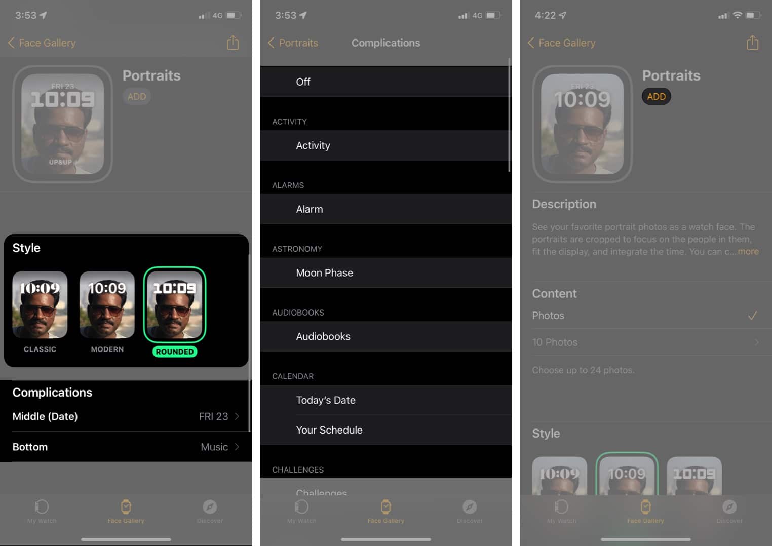 How to set Portrait photos as Apple watch face - 27