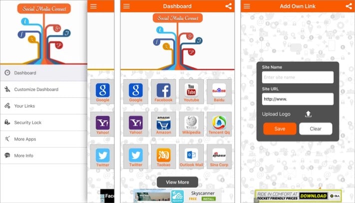 Social Media Connect Insta-Story-Download-App für iPhone
