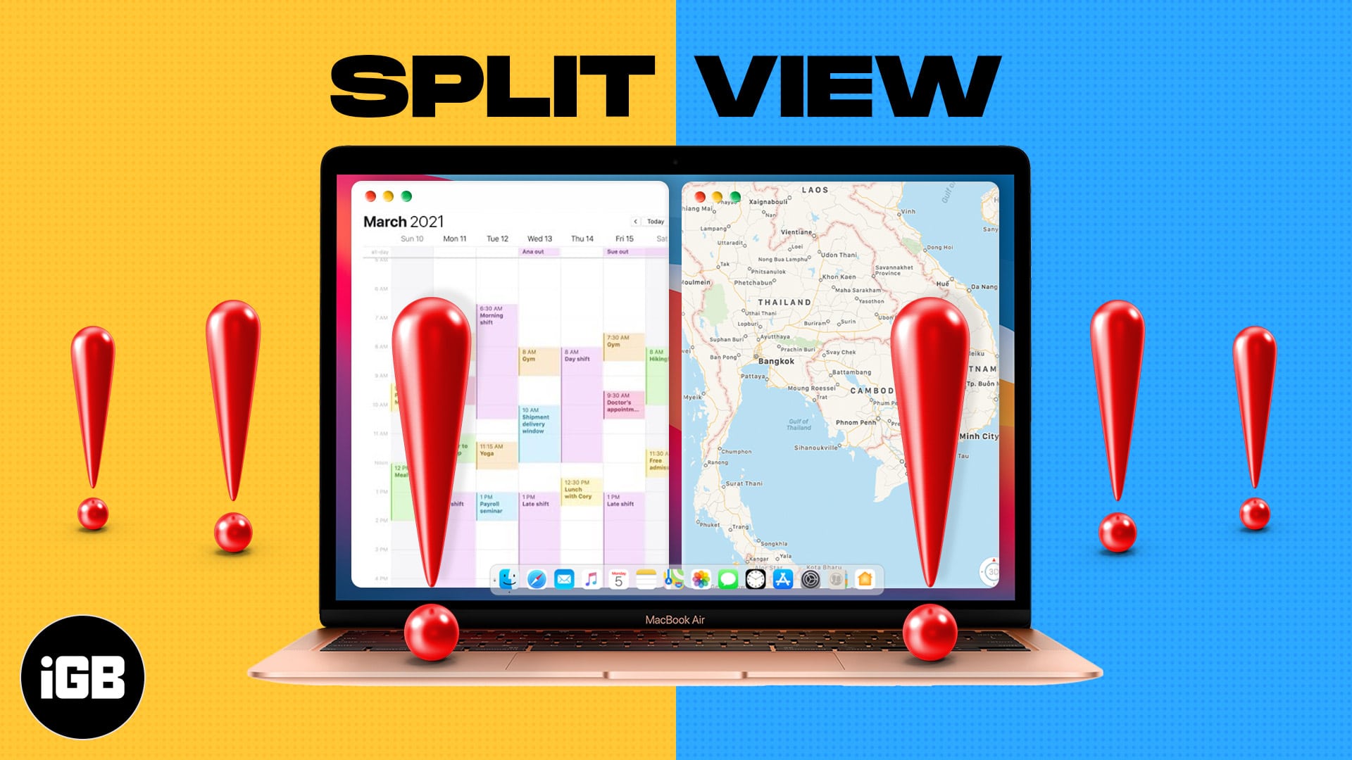 Split view not working on mac issue