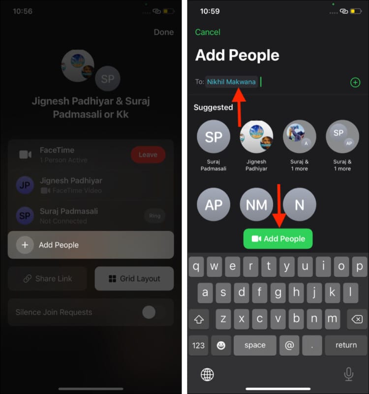 How to Add Person to FaceTime Group Call