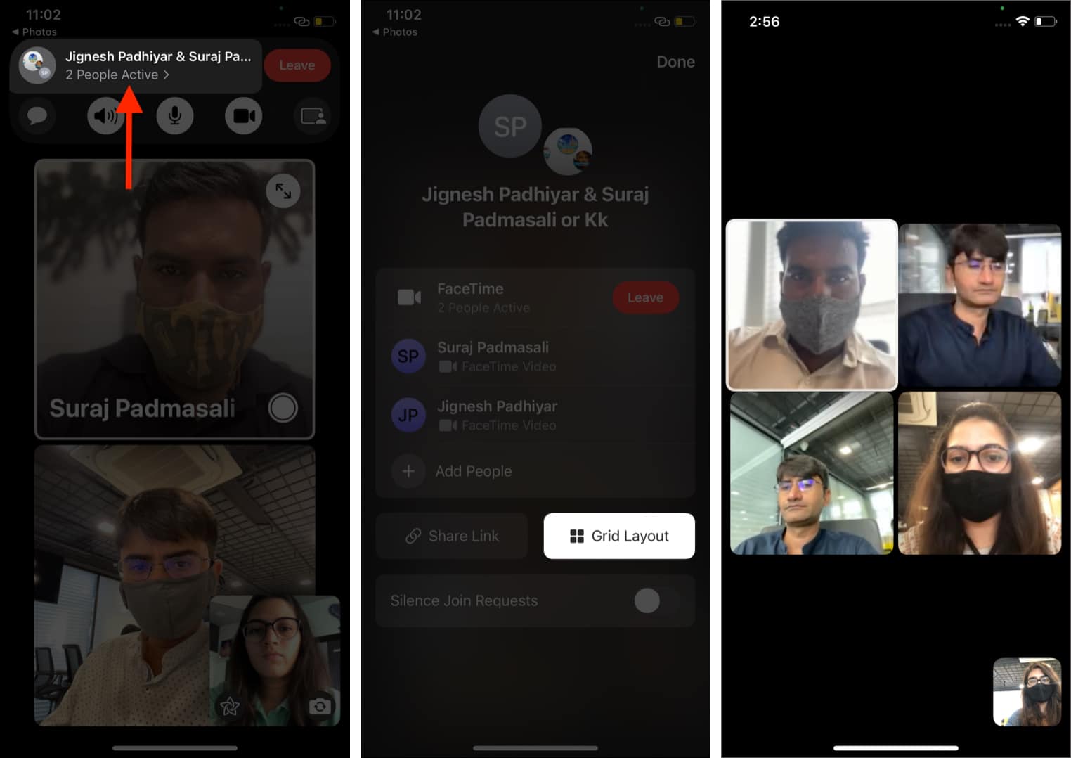 How to use Grid View in FaceTime on iPhone