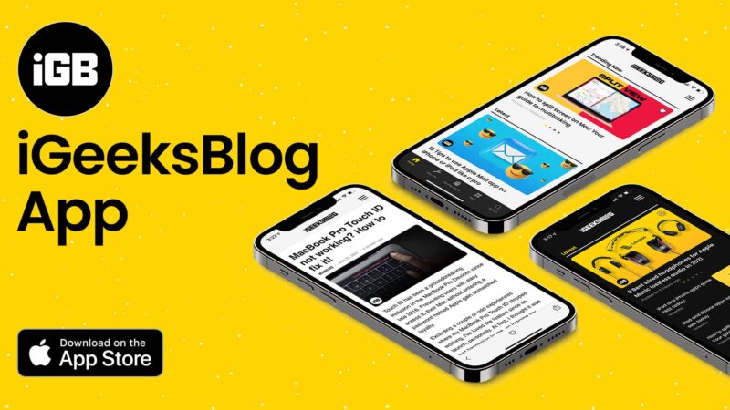 iGeeksBlog App for iPhone and iPad