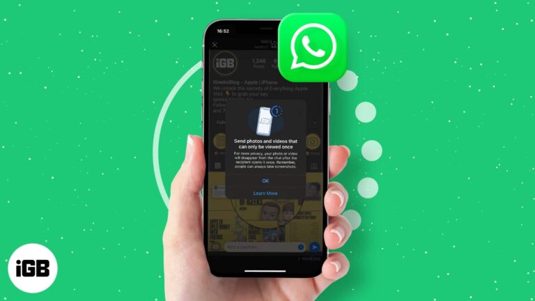 How to send disappearing photos or videos in WhatsApp on iPhone