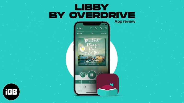 Libby by overdrive ios app review