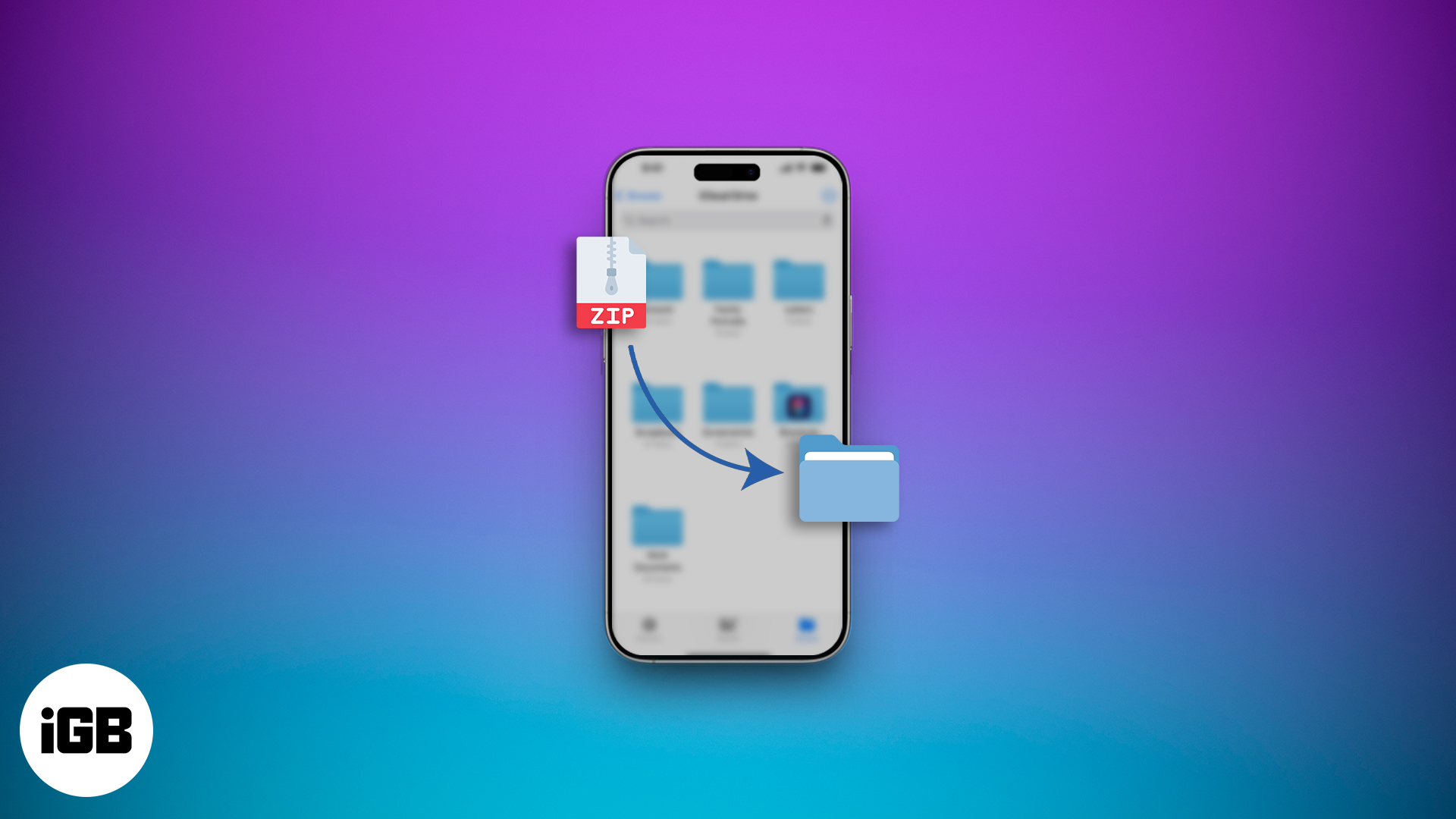Zip and unzip files and folders on your iphone