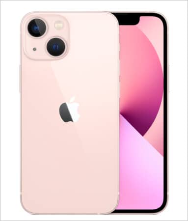 Compact design of iPhone 13 mini