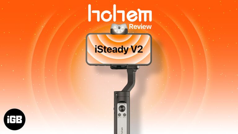 Hohem iSteady V2 for smartphone: A smart gimbal