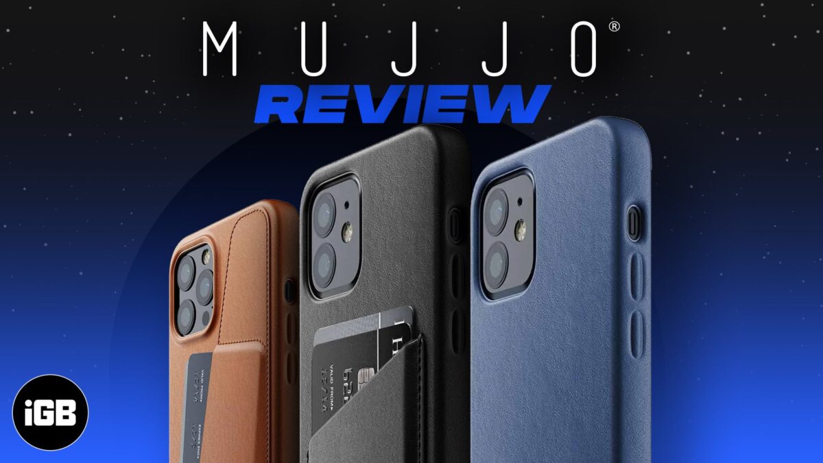 Mujjo leather cases for iphone 13 series