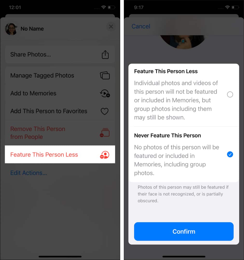 How to block someone in Photos Memories on iPhone  - 38