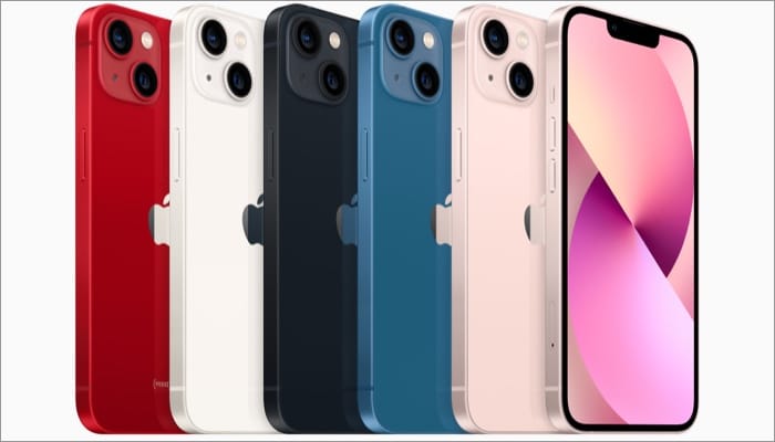 iPhone 13 and iPhone 13 mini colors