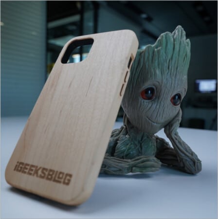 6 feet drop protection in KERF's plywood iPhone 13 cases