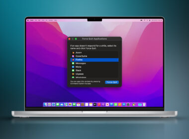 Force Quit Apps on a Mac.