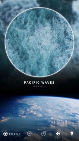 Pacific Waves of Hawaii scene in Portal app for iPhone