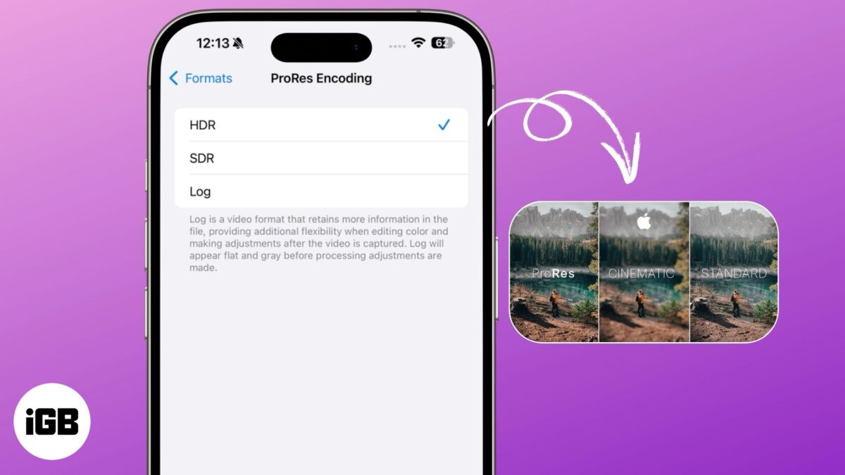 Prores on iphone