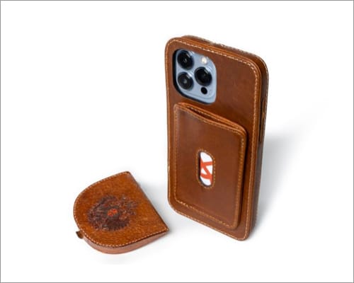 Traveler LeatherSafe iPhone 13 Pro Max Wallet Case