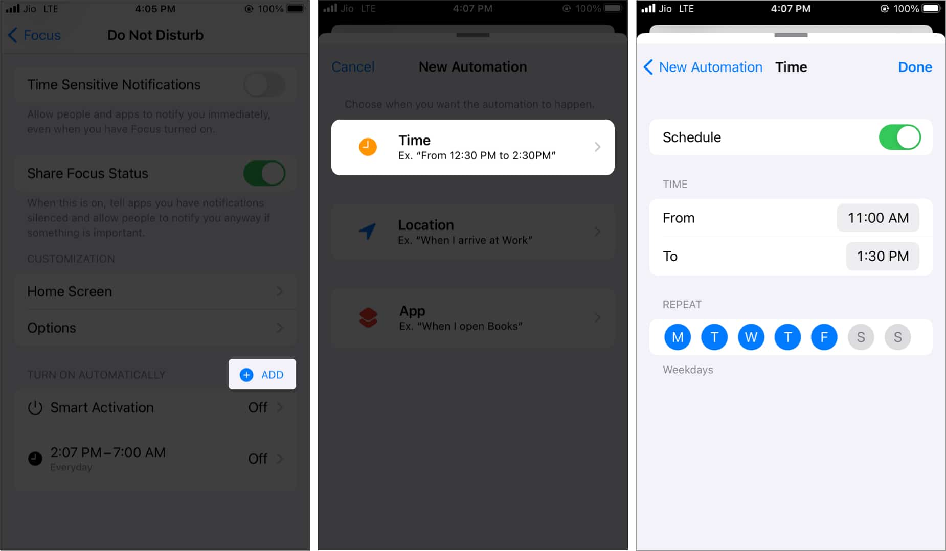 How to schedule Do Not Disturb or have it turn on automatically