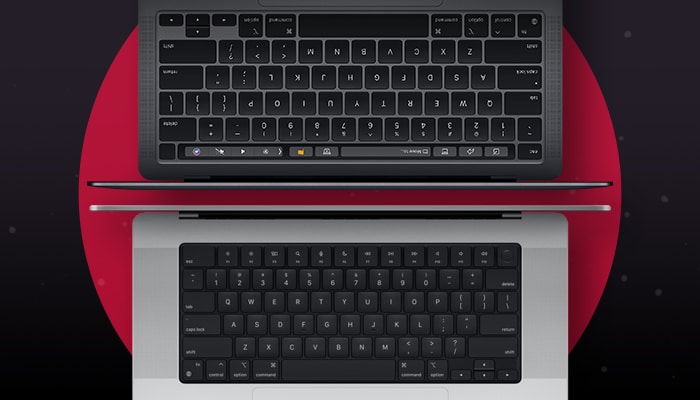 MacBook with Touch Bar vs. MacBook with functions keys