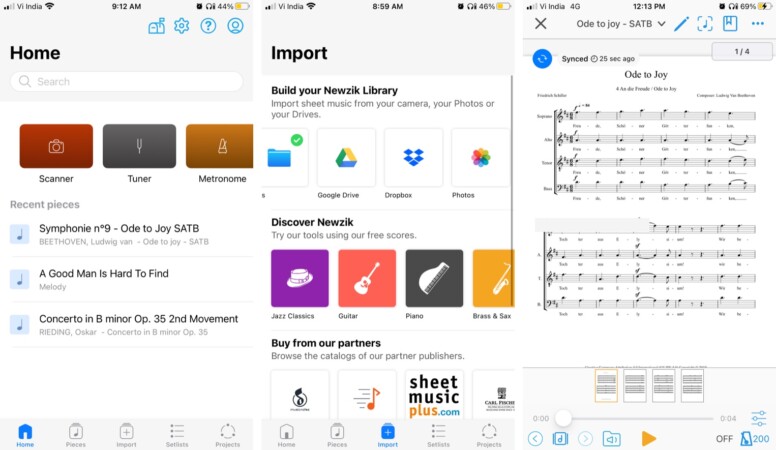 Newzik iOS app review  A power packed sheet music reader - 98
