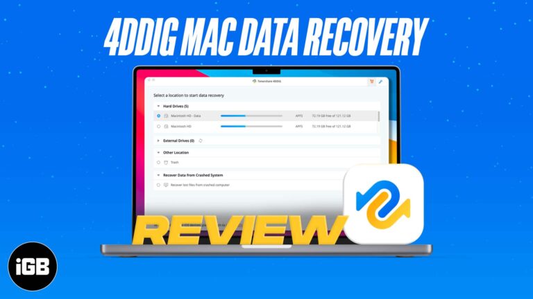 Recover deleted files on Mac with 4DDiG Mac data recover