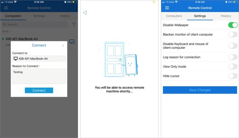 ME Remote Access Plus iOS app  Resolve remote work crises - 28