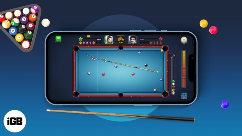 8 Ball Pool (iOS) review: Entertaining pool app is polished