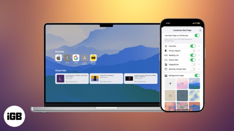 Change Your Safari Background on iPhone and Mac.