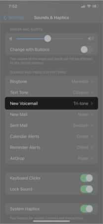 Change the sound your Voicemail on iPhone