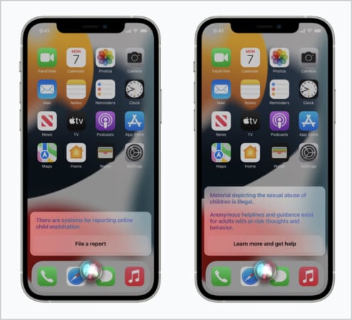 Communication Safety Messages Siri and Search Integration