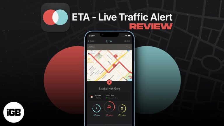 ETA Live Traffic Alert iPhone app review