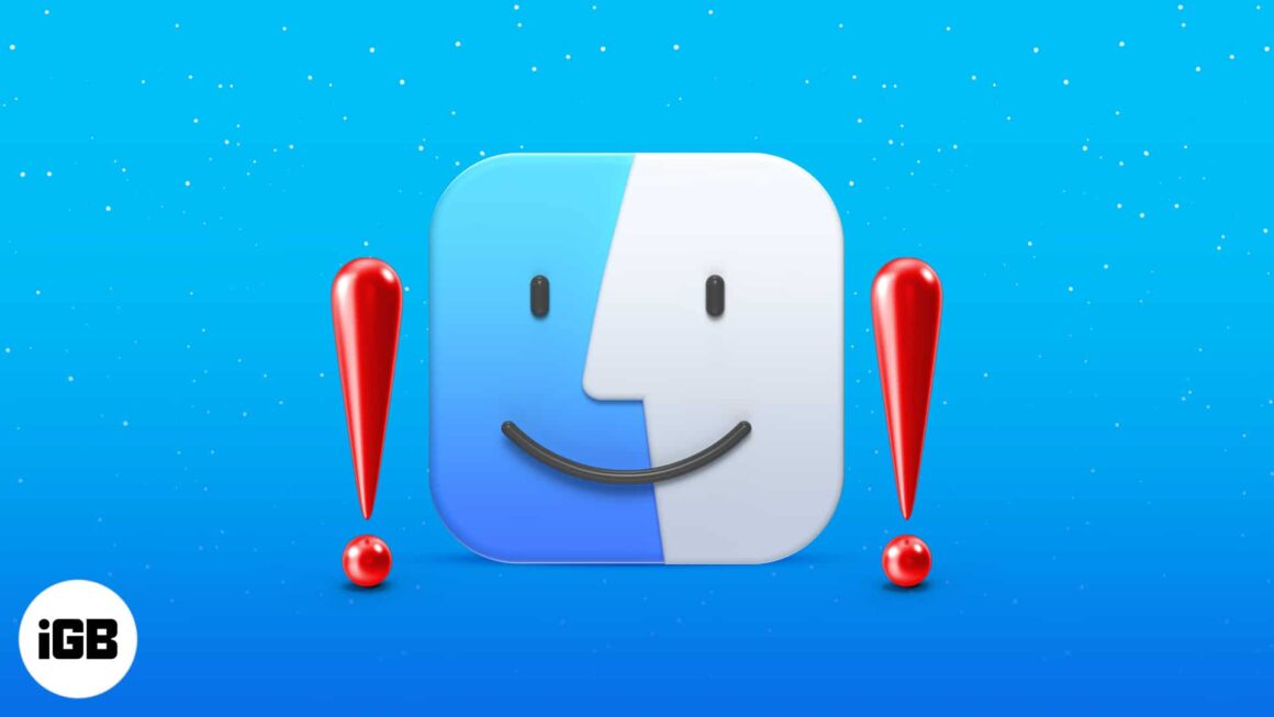 Finder not responding on Mac? How to fix it - iGeeksBlog
