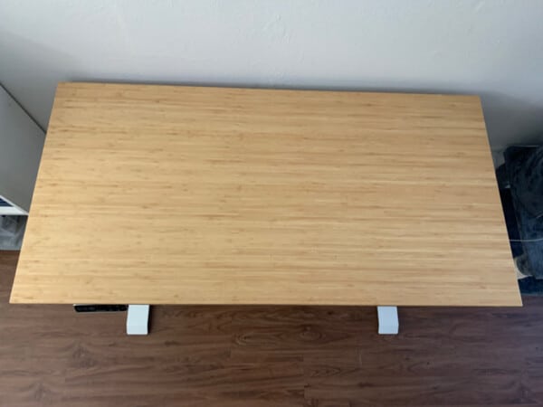 Kana Pro Bamboo Standing Desk bird eye view