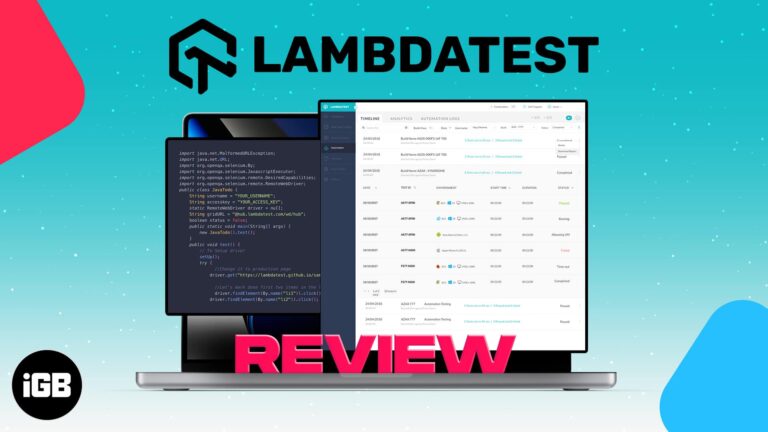 LambdaTest iOS emulator review: Test your app across platforms