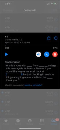 How to set up and use voicemail on iPhone Play callback and trash Voicemail on iPhone