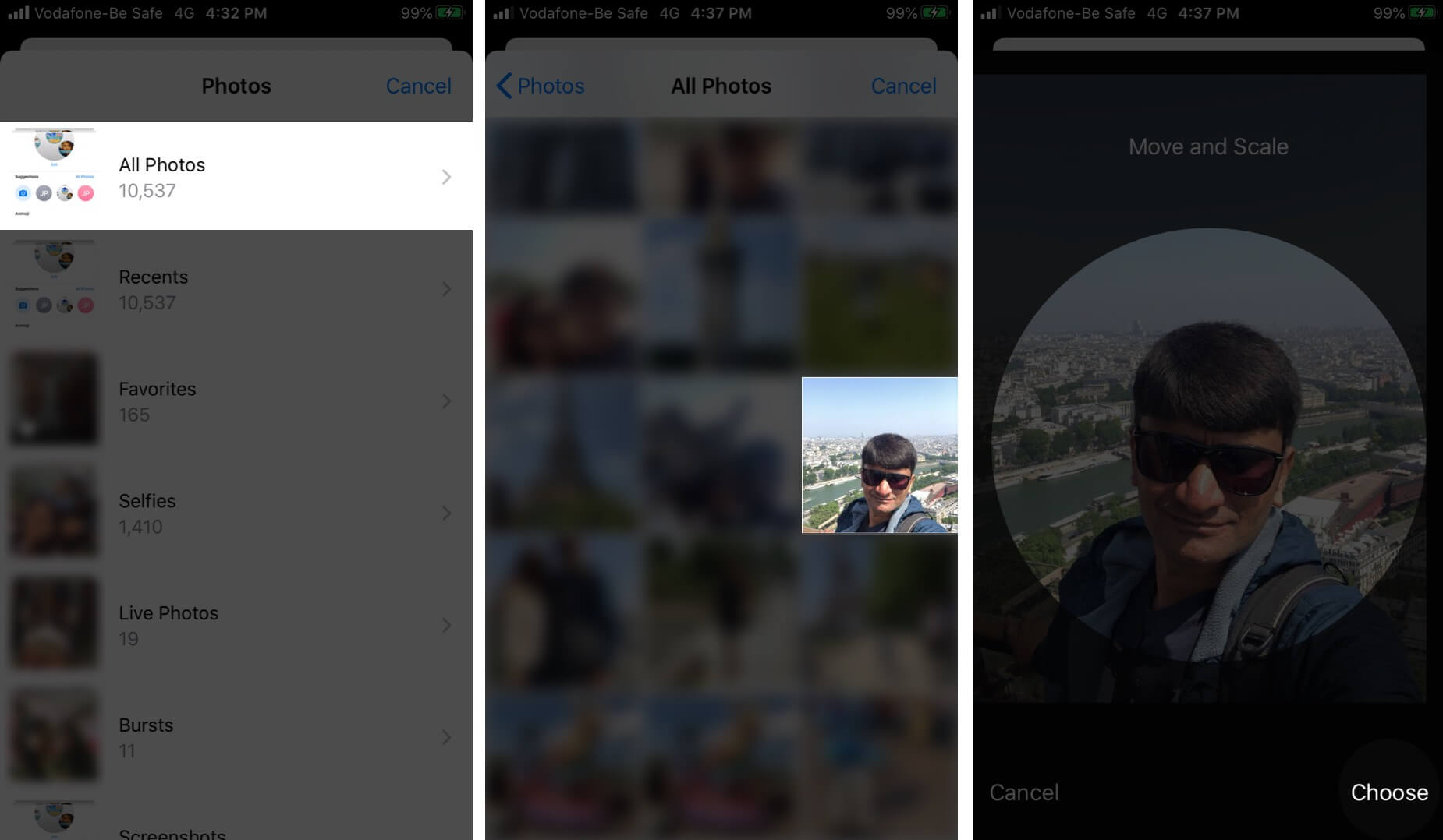 How to get full screen contact picture for incoming iPhone calls - 69