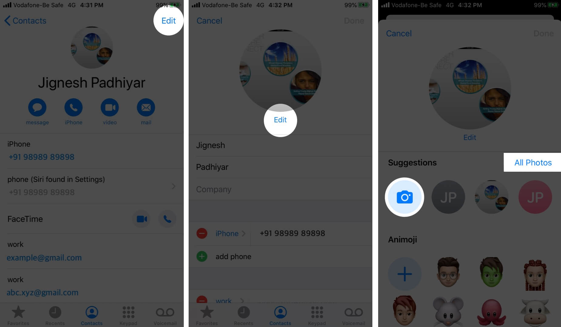 how to make contact picture full screen on iphone 11