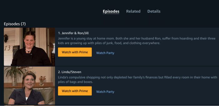 amazon prime watch party screenshot