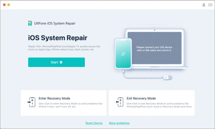 Enter and exit Recovery Mode in one click UltFone
