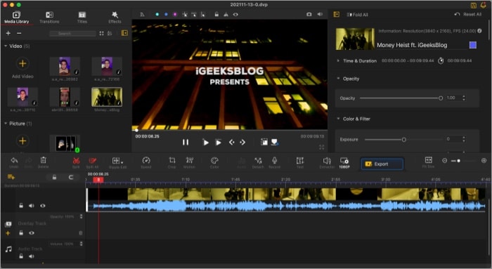 Videoproc vlogger has a beginner friendly ui VideoProc Vlogger has a beginner-friendly UI