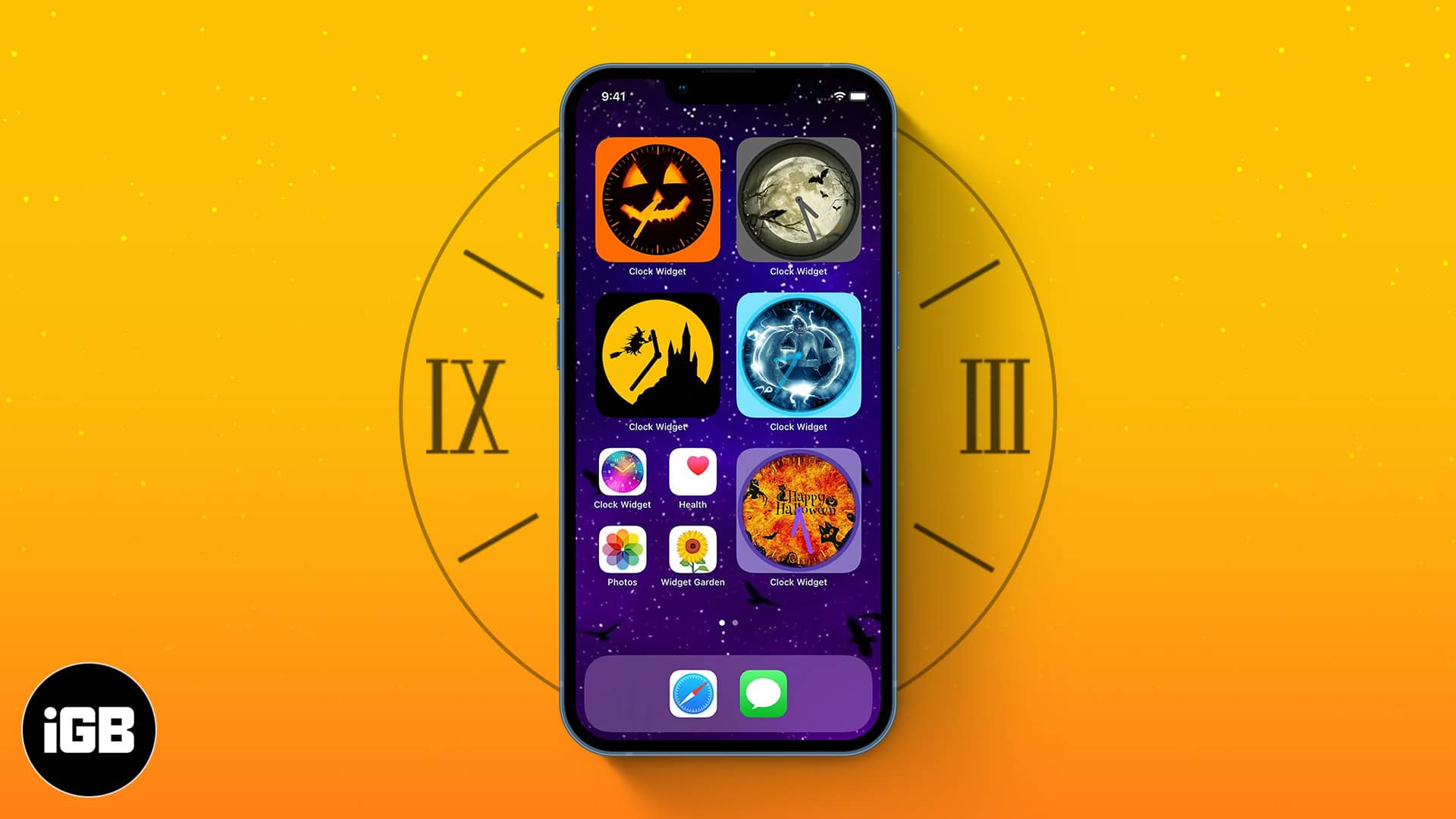 iphone clock display seconds