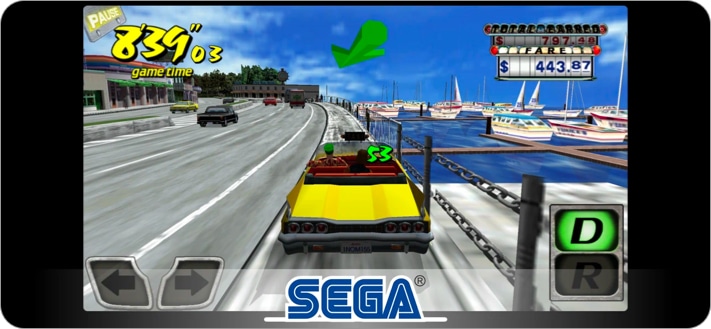 Crazy Taxi Classic retro game for iPhone and iPad
